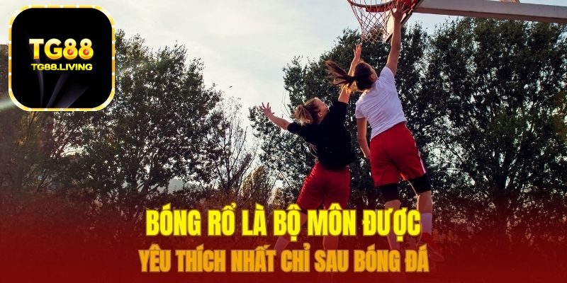 Bóng rổ là bộ môn được yêu thích nhất chỉ sau bóng đá