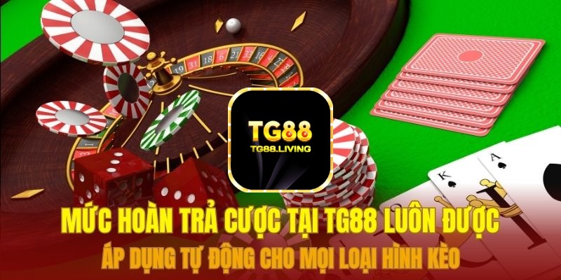 TG88 - Kèo Nhà Cái Độc Quyền Minh Bạch Và Rõ Ràng 3 Mức hoàn trả cược tại TG88 luôn được áp dụng tự động cho mọi loại hình kèo