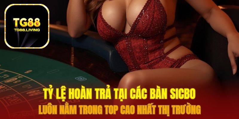 AE Sexy Casino TG88 4 Tỷ lệ hoàn trả tại các bàn Sicbo luôn nằm trong top cao nhất thị trường